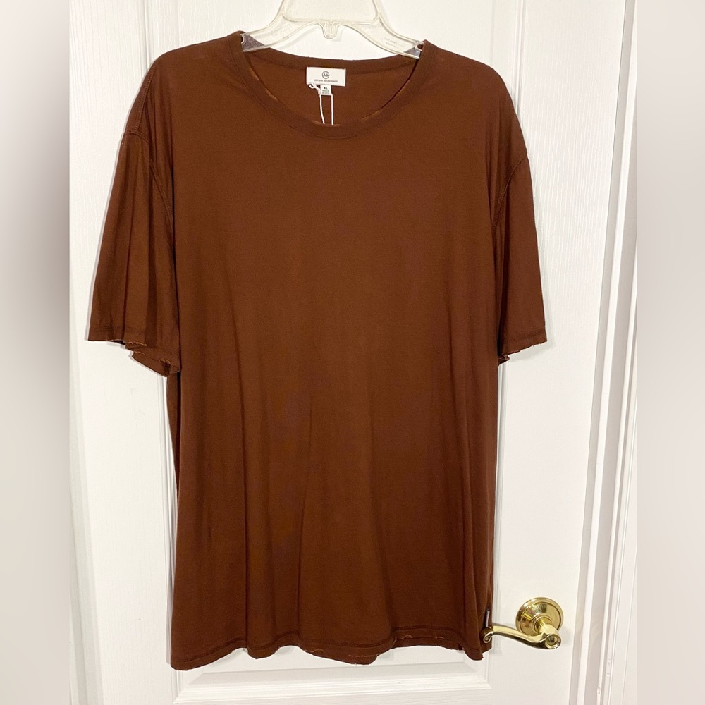 AG Adriano Goldschmied Ochre Vintage Dye Tee T-Shirt Men’s XL